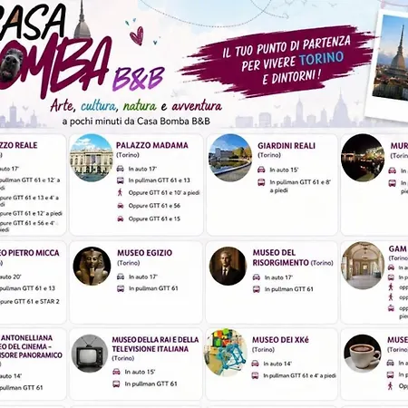 فندق مبيت وإفطار Casa Bomba سان ماورو تورينيس
